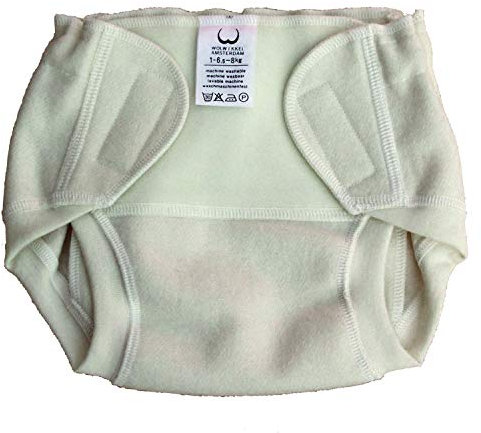 Lenya Wolwikkel Windel aus Wolle, Größe N (Newborn) bis 6,5 kg, 1 Stück, Small