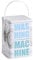 Zeller 19216 Washing Machine Caja para detergente en polvo, metal, aprox. 15 x 15 x 21 cm