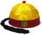 Zhou-long Alte chinesische königliche Kaiserhut Rollenspiel dekorative Cosplay Hut, gelb, 6.8 * 4.5英寸（长*高）