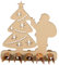 Spruchreif · Geldgeschenk zu Weihnachten · Geschenke aus Holz · Holzaufsteller Weihnachtsbaum