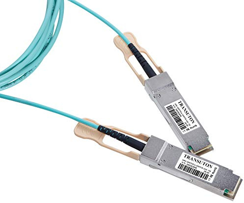 100G QSFP28 AOC CABLE | Compatible with Dell (Force10) AOC-QSFP28-100G-7M 100GBASE QSFP28 to QSFP28 Active Optical Cable (7M/23ft)