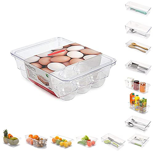PLASTIFIC Portable Carrier Egg Tray Storage Box Holder Camping Picnic 12 Eggs Container (12 Eggs Holder)