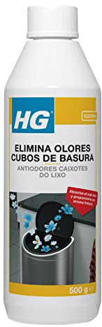 HG Ambientador Eliminador de Malos Olores para Papeleras, Cubos de Basura y Contenedores, 500 g