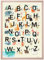 Gumpie® ABC Poster für Kinder ohne rahmen Made in Germany | Kinderleicht schreiben lernen | Buchstaben schreiben lernen | Tafel Kinder | Kinderzimmer Deko | Poster Kinderzimmer