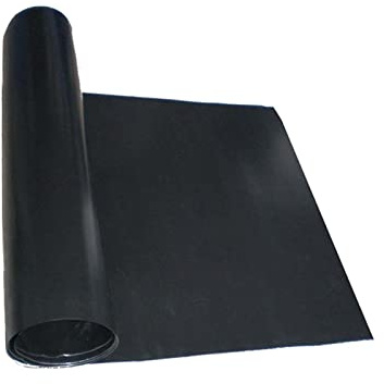 Bâches Souples pour Bassin HDPE Doublure D'étang Noir Membrane de Jardin Épaisseur 0.5mm Étang Liner étanche Peaux D'étang pour Piscine,Jardins aquati,Résistants Aux Déchirures (3×10 m)