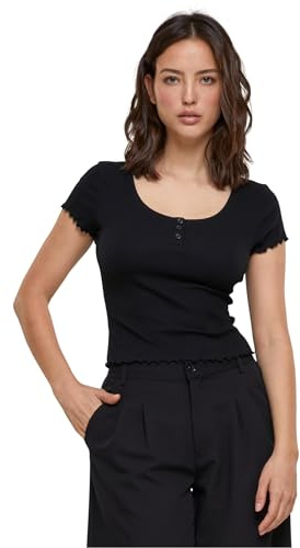 Urban Classics Damen Ladies Rib Babylock Tee