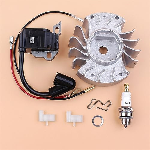 DUNLAP Kit de bujías de Alambre magnético de Bobina de Encendido Volante Apto for Motosierra STIHL MS180 MS170 MS 180 170 017 018