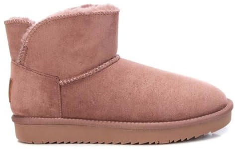 XTI - Freizeitstiefeletten Damen Nude - Bequeme und vielseitige Schuhe - Casual Mode - Modell 04443601 (Größe 39)