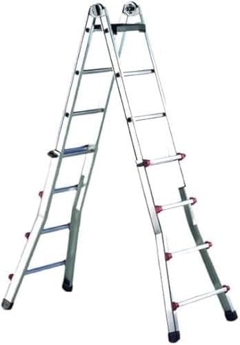 Scala telescopica modello SCALISSIMA 12+12 a 6 gradini
