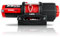 X-BULL Elektrische Winde für Quad - Durchzugskraft 4500lbs (2041kg) - Synthetisches Seil - Motorwinde Kabelzug - für Pflüge, UTV, ATV, Quad, Offroad - 40 X 12 X 12 cm - 12V, Schwarz