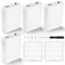 KUOQIY 4 PCS 3 x 1.5V AA Battery Holder, 4.5V Battery Holder Case Box with Built in USB Female Socket & ON/Off Switch & Cover, with 2 PCS Plastic Battery Storage Box & Screwdriver & Screws, White