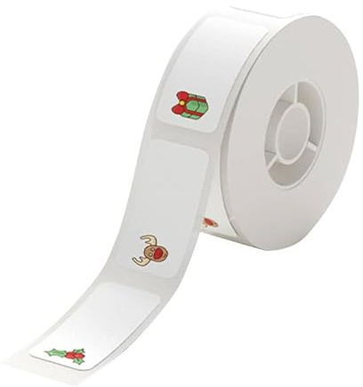 Niimbot T Thermoetiketten Weihnachten – 12 x 30 mm – 210 Stück