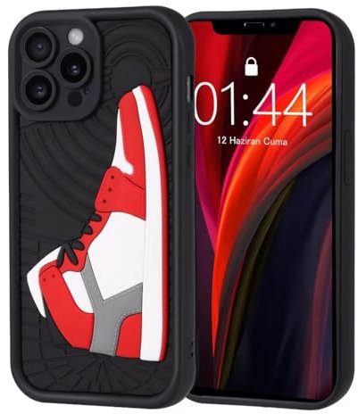 Zaqiaomi Cool Luxury Phone Case for iPhone 15 Pro Case for Boys,Men 3D Classic Sneaker Design,Street Aesthetic Shockproof Designer Cases Compatible with iPhone 15 Pro Multicolor