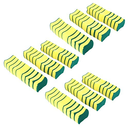 Plawee 90 PZ Doppio Spugna Spugne Abrasive Piatto di Lavaggio Scrub Spugna Macchie Rimozione di Pulizia Scrubber Brush