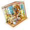 NESTINGHO 1Stk hölzernes Miniaturhausmodell Spielzeug für Kinder kinderspielzeug Mini-Hausmontage Miniatur-Heimmodell handgefertigtes Montage-heimwerkerhaus kreatives DIY-Hausspielzeug