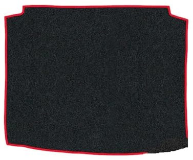Bandeja Maletero para VW para Golf 5 para Mk5 para A5 para 1K 2004-2009 Maletero Forro Bandeja Maletero Equipaje Suelo Alfombra Almohadilla Coche Esterilla Trasera Funda Maletero Coche(Polyester Red)