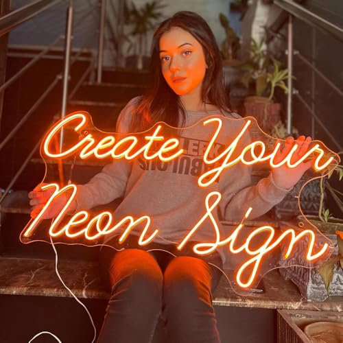 Custom Neon Sign, Neon Sign, Custom LED Neon Lights, Wedding Neon Signs, Wall Decor, Personalised gifts, Wall Art Gift for Bedroom Wedding Decor Birthday Party Bar Shop, Christmas Gifts for Her Girls