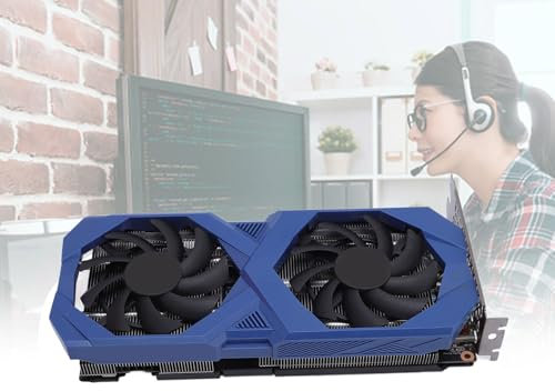 Bewinner RTX 3060 TI Card Graphique 8 Go GDDR6, 256 Bits, Base 1410 MHz, 1665 MHz Boost, PCIE 4.0 16x, Refroidissement à Double Venti