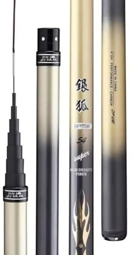 YADLCR Lange Karpfenangelruten aus Carbon 7,2m 8m 9m 10m Stream Teleskop Feeder Rute Reise-Handrute(3.9m)