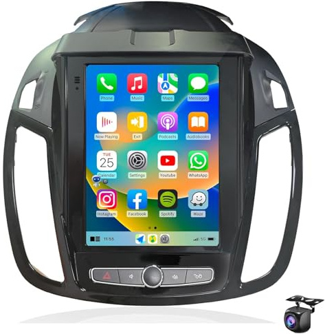 Autoradio per Ford Escape C-Max Kuga 2013-2018 Stereo Upgrade Sostituzione | 9,7 pollici TouchScreen Wireless Carplay Android Auto DSP Bluetooth WiFi SWC Navigazione GPS