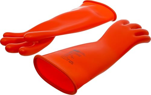 BGS 35890 | Elektriker-Schutzhandschuhe | Größe 9 (L) | mit Naturlatex Schutzisolierung | Klasse 1 | DIN ISO: EN/IEC 60903 | Elektriker Elektro VDE Handschuhe
