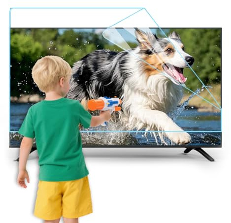 KELUNIS Protectores de Pantalla de TV, Monitor de película Anti UV, antideslumbrante Que Alivia la Fatiga Ocular, Protege los Ojos y Duerme Mejor para LCD, LED, etc.,40in 75 * 483mm