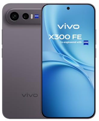 vivo X300 FE 5G Smartphone | 12 GB + 256 GB | ZEISS Super-Telekamera | Kompaktes 6,31 Flaggschiff-Design | Snapdragon 8 Gen 5 | 5,380 mAh Akku | 120 Hz AMOLED Display | IP68 & IP69 | Android 16