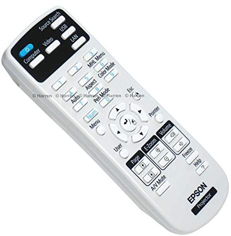Epson Remote Controller 1613717, Projector, Press, 1613717