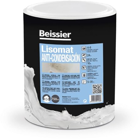AGUAPLAST 24944 Lisomat Anti Condensación Blanco, 750 Ml