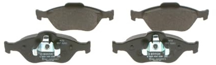 BOSCH 0 986 495 220 Bremsbelagsatz Bremsbeläge Vorne Kompatibel mit FORD Fiesta Mk5 Schrägheck JH1, JD1, JH3, JD3