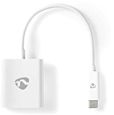 Nedis USB-C™ to HDMI Adapter DP Alt Mode, Connect Your Laptop or Notebook to TV Monitor or Beamer, Supports 4K@30Hz, USB 3.2 Gen 1-20cm