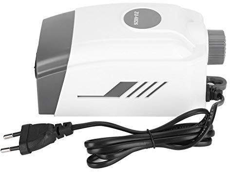 Cikonielf Bomba de Aire para Acuario Bomba de oxígeno Ajustable para Tanque de Peces de 6W Bomba de llenado de oxígeno silencioso para Acuario Bomba de Aire de oxigenación para Tanques de Peces