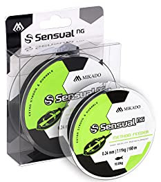 300m Sensual NG Method Feeder Schwarze Angelschnur Feederschnur von Ø0,16mm (4,12kg) bis Ø0,30mm (9,81kg) erhältlich (Ø 0,28mm / 9,23kg)