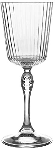 CRISTALICA Weinglas Americas ´20s 250ml Kelchglas Retro Vintage Kristallglas