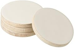 J-line - Set de 4 verres sous-verre manguier blanc white wash