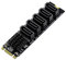 chenyang 5 Ports M.2 auf SATA Adapter, B+M Key NGFF 1 auf 5 SATA 3.0 Port Erweiterungskarte mit JMB575 Chip/LED Anzeige