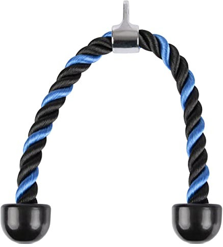 Sport-Tec Trizepsseil, schwarz, 65 cm