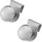 Glastürgriff MTQY 2 Stück Edelstahl Badezimmer Dusche Glas Türknauf Griffe Klemmclips für Glas 5-8 mm Vitrinenmöbel Glasschränke Schublade Zugknöpfe