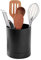 360° Rotating Utensil Holder,Kitchen Utensil Storage Holder Simple Chopstick Basket Tableware Storage Container Kitchen Counter Organizers and Storage Black