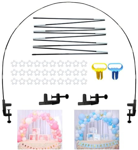 Table Balloon Arch, Ceither Balloon Arch Kit for Wedding, Baby Shower, Birthday Party, Graduation, Housewarming Decoration Supplies DIY Kit