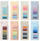1600 Stück Haftnotizen Pastell, Sticky Notes Aesthetic Selbstklebend Haftstreifen Transparent Klebezettel Notizzettel Haftmarker Tabs für Büro Schule Seitenmarkierung Klebemarkierung