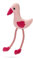 Beeztees Flamingo Flami, Hundespielzeug, Plüsch, Rosa, 39.5x19.5x6