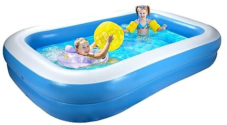 778 Litre Large Inflatable Paddling Pool Family Kids Children Outdoor Garden Swimming