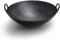 Poêle Wok antiadhésive Wok en Fonte Wok en Fonte Wok à Double poignée à Base Ronde Wok en Fonte, 45 cm