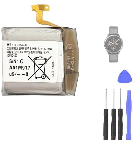 Aousavo EB-BR820ABY Batterie de Rechange Compatible avec Galaxy Watch Active 2 44 mm GH43-04966A SM-R820 SM-R825