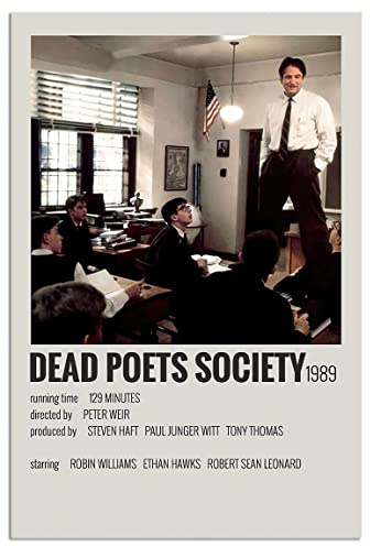 WERUTO Poster Dead Poets Society, All Of Us Are Dead, 90er-Jahre-Raumdekoration, Leinwand-Wandkunst für Wohnzimmer, Dekoration, ästhetisch, 30,5 x 45,7 cm