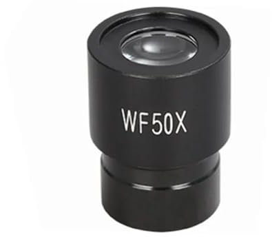 Oculare per Microscopio Biologico WANGFHAO 2X 3X 10X 16X 20X 25X 30X 50X, Montaggio 23,2 mm, Plastica Nera