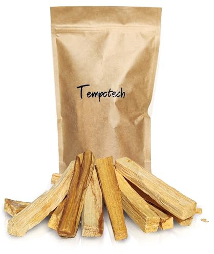 Tempotech Original ® 12 Unidades Palo Santo de Perú - Incienso Natural Limpieza Energética - Reiki - Meditación - Yoga - Palo Santo Premium - PaloSanto para Quemar
