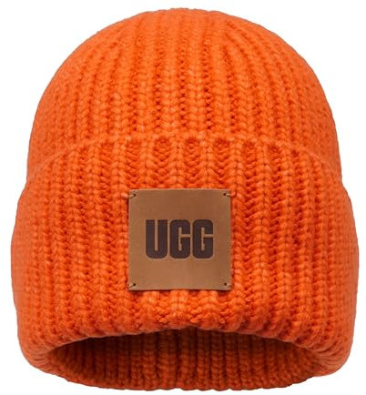 UGG Chunky Rib Beanie, orange, Gr. -