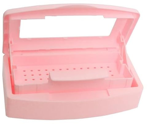 Caja de esterilización para herramientas de ail, bandeja de esterilización de plástico para tweezer, extensiones de pestañas, salón de pelo, spa, aplicación de uñas
